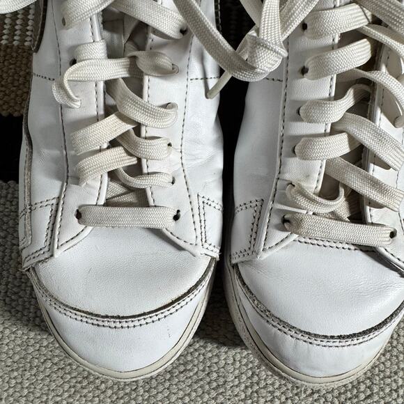 Nike Blazer Platform Low Women's Size 9 US DQ7654-100 White Mint Foam Shoes - Picture 2 of 10